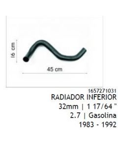 TOY. MANGUERA RADIADOR INFERIOR HILUX 83-92 NAFT.