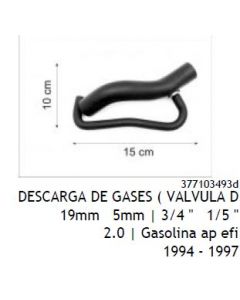 VW. MANGUERA VALV A CONECTOR VW GOL AB9