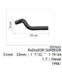 GM. MANGUERA RADIADOR SUPERIOR CORSA 1.7 DIESEL